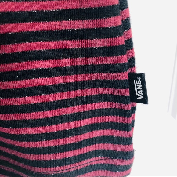 Vans maroon and black stripe dress - Picture 3 of 4